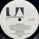 Motorhead ‎– On Parole (Англия)