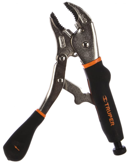 Клещи силовые с изогнутыми губками TRUPER 25см. PPT-10CX