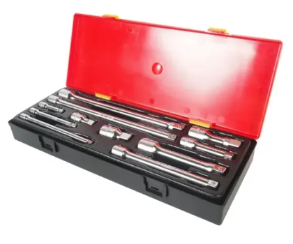 JTC-K1111 - Набор удлинителей 1/4",3/8",1/2" 11 предметов в кейсе