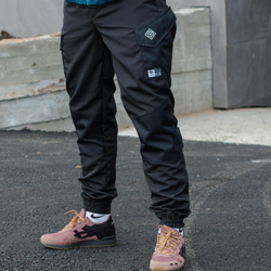 Джоггеры НПОГП Тактики 1 Черный рип-стоп