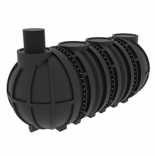 Емкость подземная горизонтальная Мультпласт M20 20000 л. горизонтальная (5580x2400x2400см;740кг;черный) - арт.555434.32