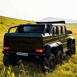Электромобиль детский "Mercedes-Benz G63-AMG 4WD" шестиколёсный,  чёрный, 12V
