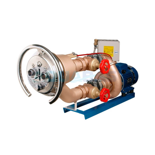 Лицевая часть двухструйного противотока Hugo Lahme TAIFUN-DUO + насос 2,6 кВт 400В + пан.упр. (7640020)