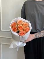 Моно букет из одноголовых роз