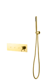 Смеситель FUSION с ручным душем GOLD