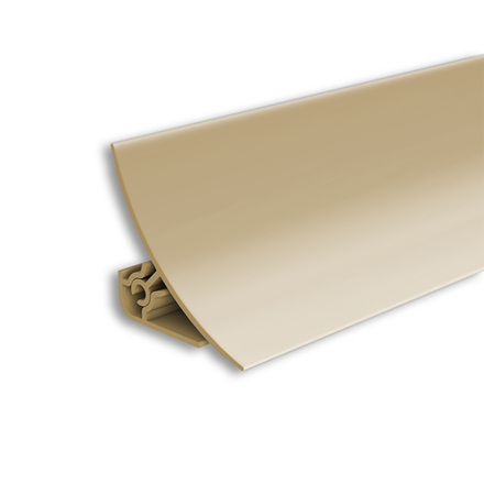 Плинтус для столешницы 25 мм Идеал - 012-0 Бежевый глянцевый