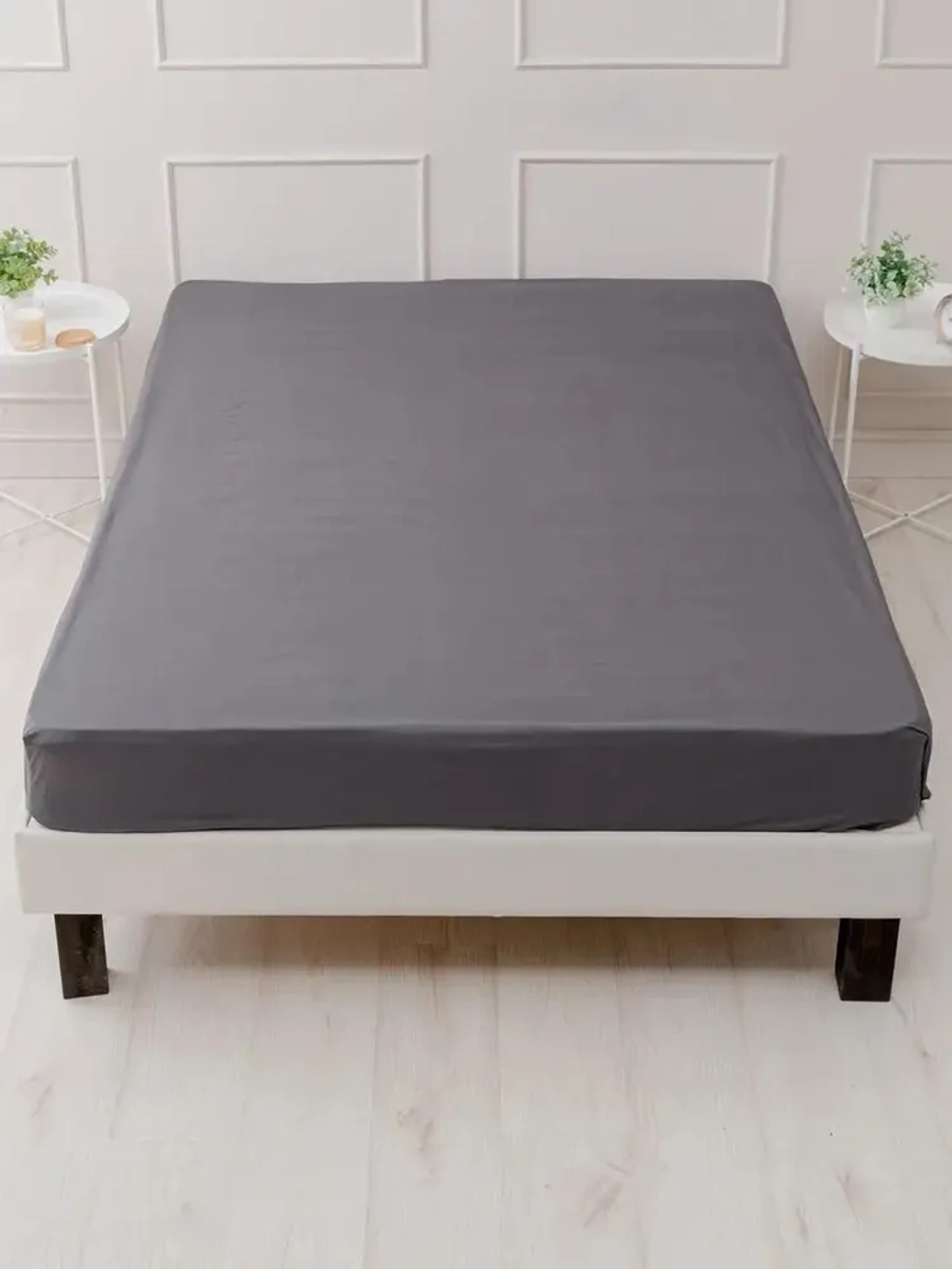 YERRNA простыня 120*200см серый