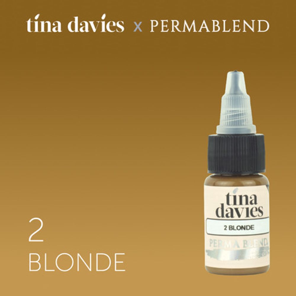 Пигмент для татуажа бровей Permablend &quot;Tina Davies &#39;I Love INK&#39; 2 Blonde&quot;