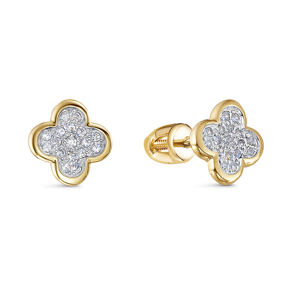 Серьги из золота 585 пробы