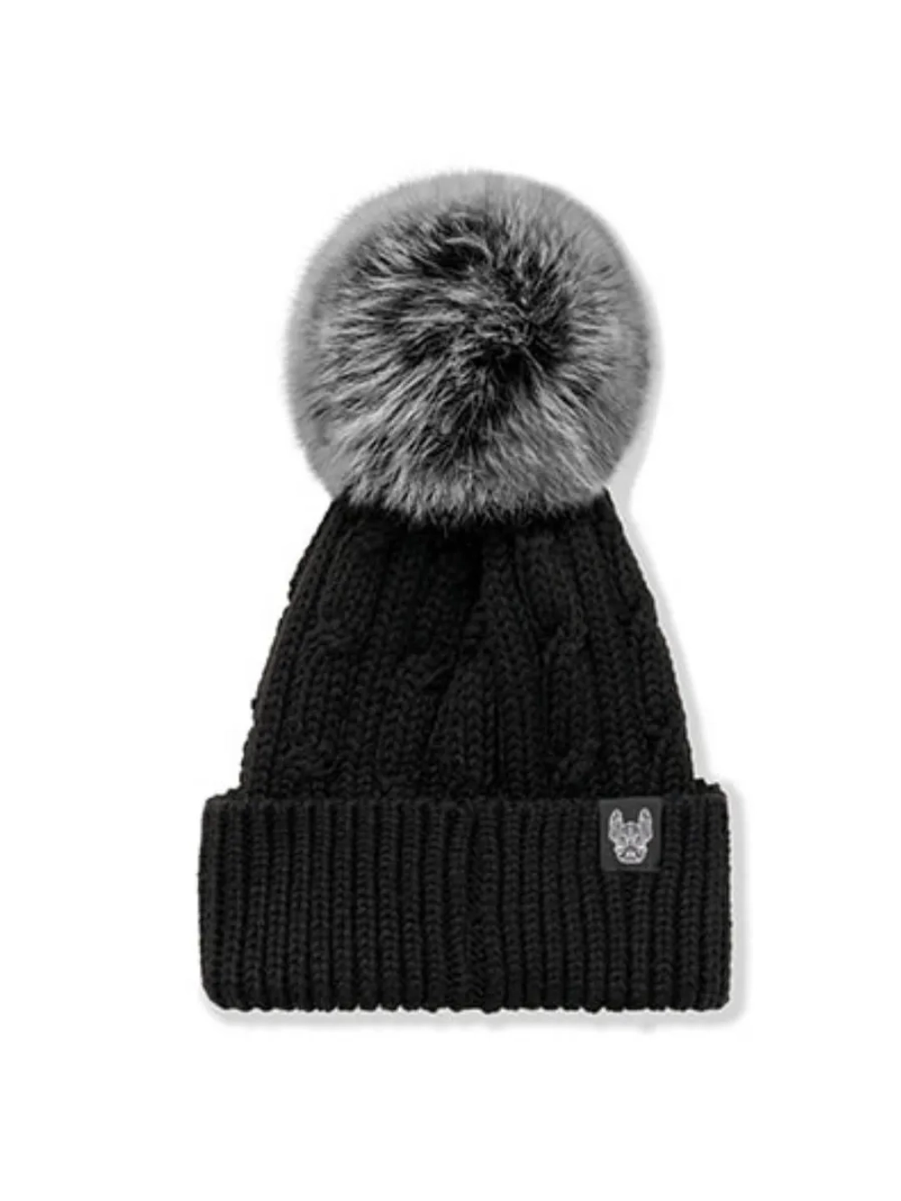 Вязанная шапка мини ладок