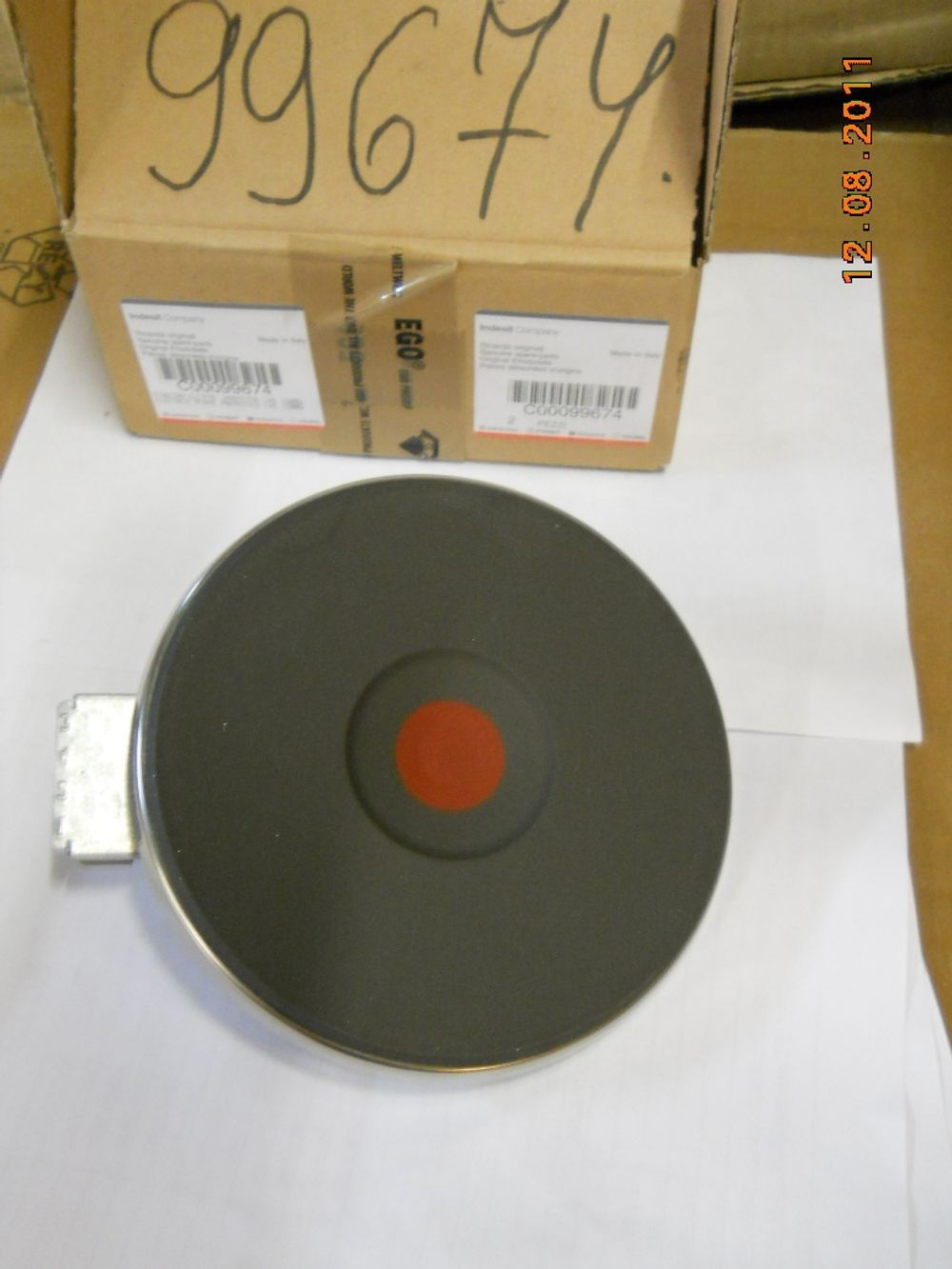 Электроконфорка чугун. EGO Италия D=145mm 1500Watt (экспресс) - 481281729103