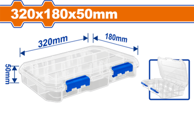 Органайзер 320х180х50 мм (16) WADFOW WTB8342