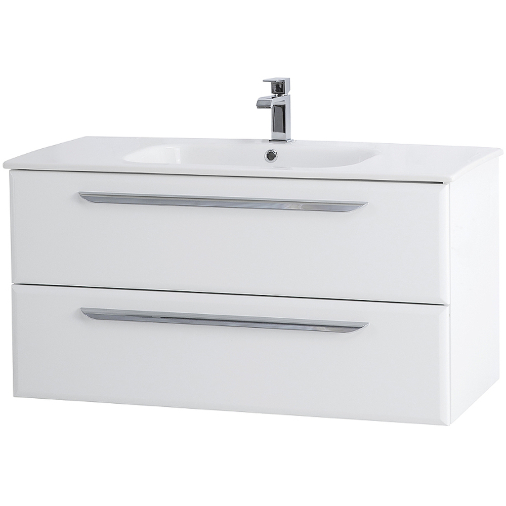 Тумба под раковину Cezares Eco-Cer 80 ECO-CER-800-2C-SO-BO подвесная Bianco Opaco