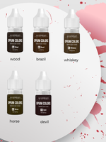 Сет пигментов брови + губы OPIUM COLORS AS Company 10 шт по 6 мл