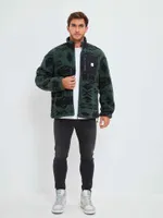 Толстовка Kefirmaykifer Флисовая Zip зеленая