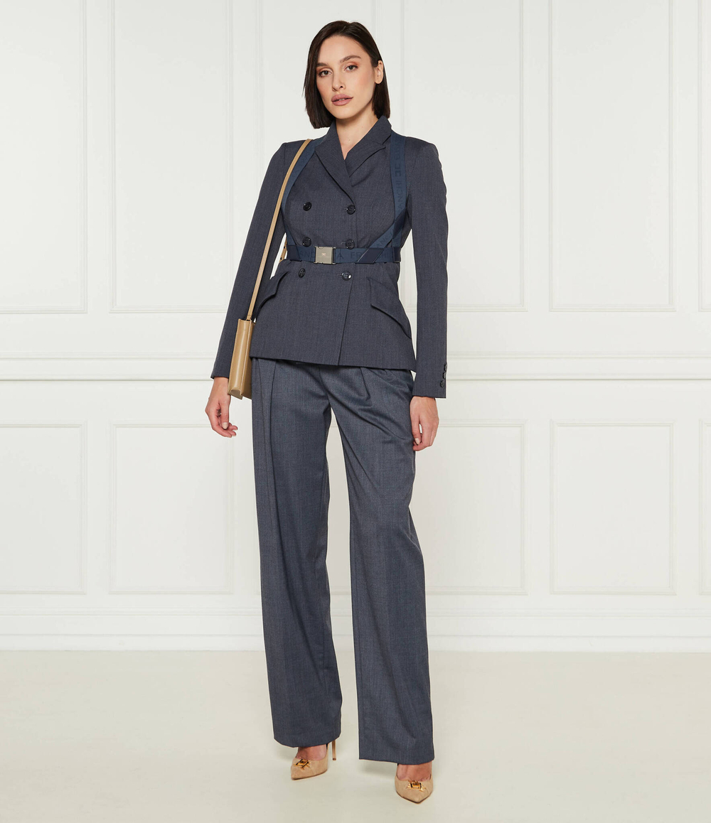 Брюки Elisabetta Franchi - темно-синий(PA06247E2)