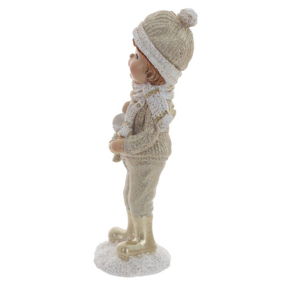 GAEM Фигурка декоративная "Мальчик/Девочка", L8 W7 H18 см, 2в.