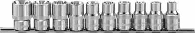 Набор торцевых головок OMBRA "TORX" 1/2"DR на держателе, E8-E24 10 предметов   912610