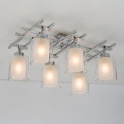 Citilux Риволи CL104160 Люстра с поворотными плафонами Алюминий