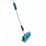 Швабра для мытья авто телескоп, 104-200 см, с мягкой щетиной и ручкой, с краном для шланга, L
