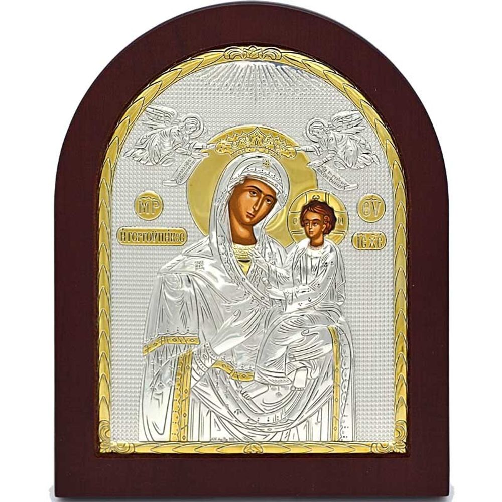 Скоропослушница. Икона Божьей Матери в серебряном окладе.