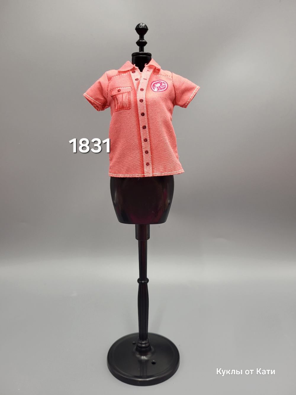 Одежда для куклы Барби винтаж футболка 1831