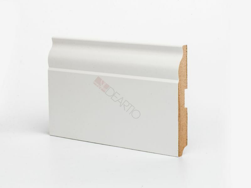 Плинтус МДФ Деартио U 103-120 белый 120х16х2050