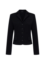 Жакет укороченный, Черный