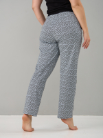 Брюки Б-18/ромбики-серочерные