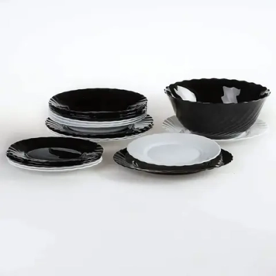 Набор столовой посуды 19 предметов «BLACK & WHITE» G8733