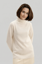 Водолазка женская Т068-02 белый натуральный