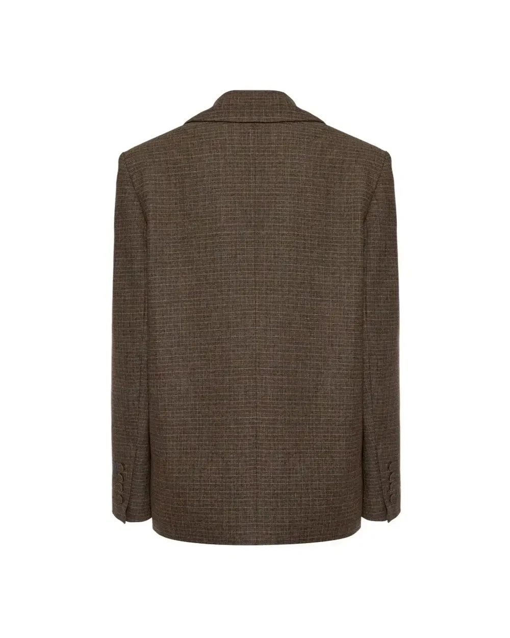 Жакет в клетку, Кофейный