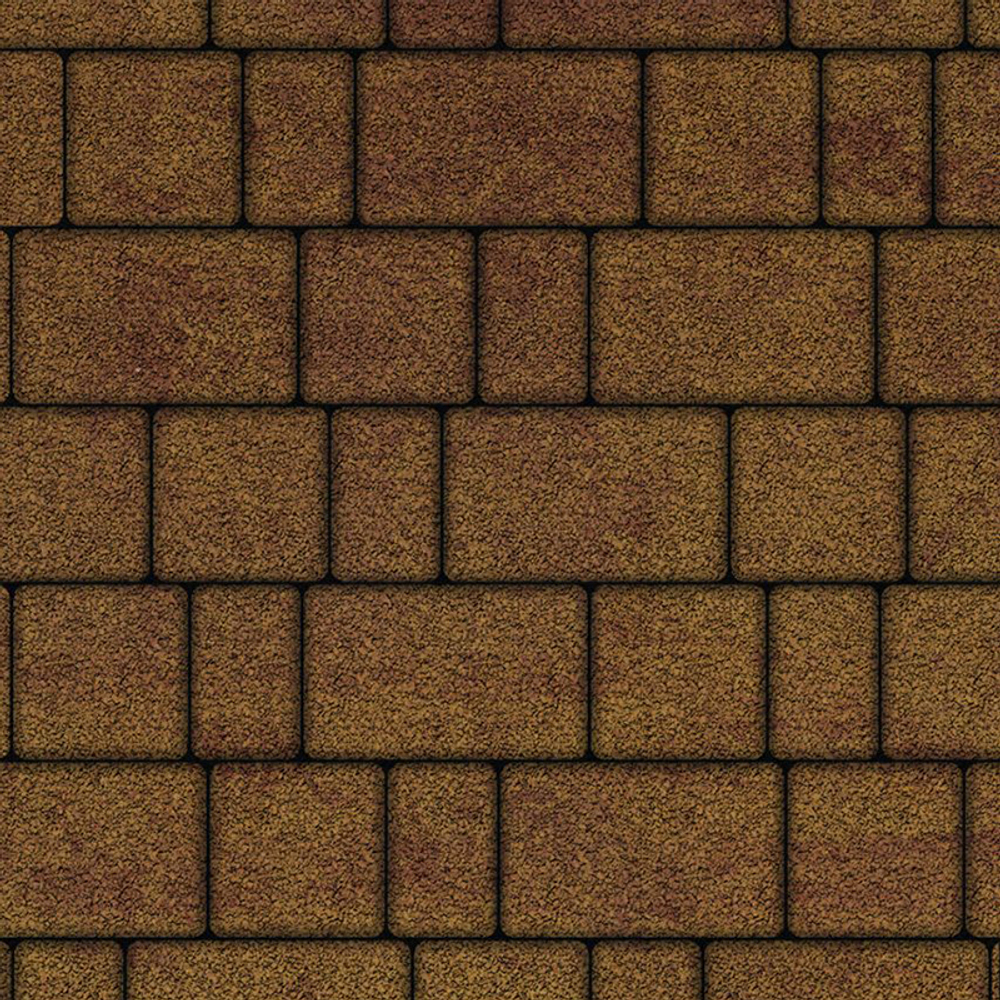 Тротуарная плитка СТАРЫЙ ГОРОД - Листопад гранит Каир, комплект из 3 видов плит