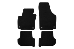Коврики в салон Klever Econom SKODA Yeti 2009-2014, 2013-2018, кроссовер, 4 шт. (текстиль) Klever.KVR01451001200K
