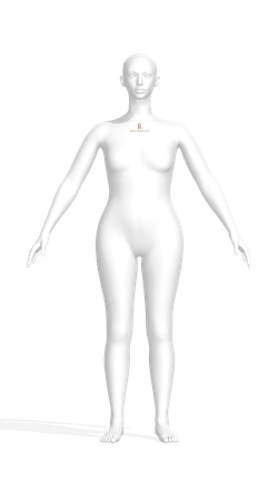 3D аватар манекена Моника