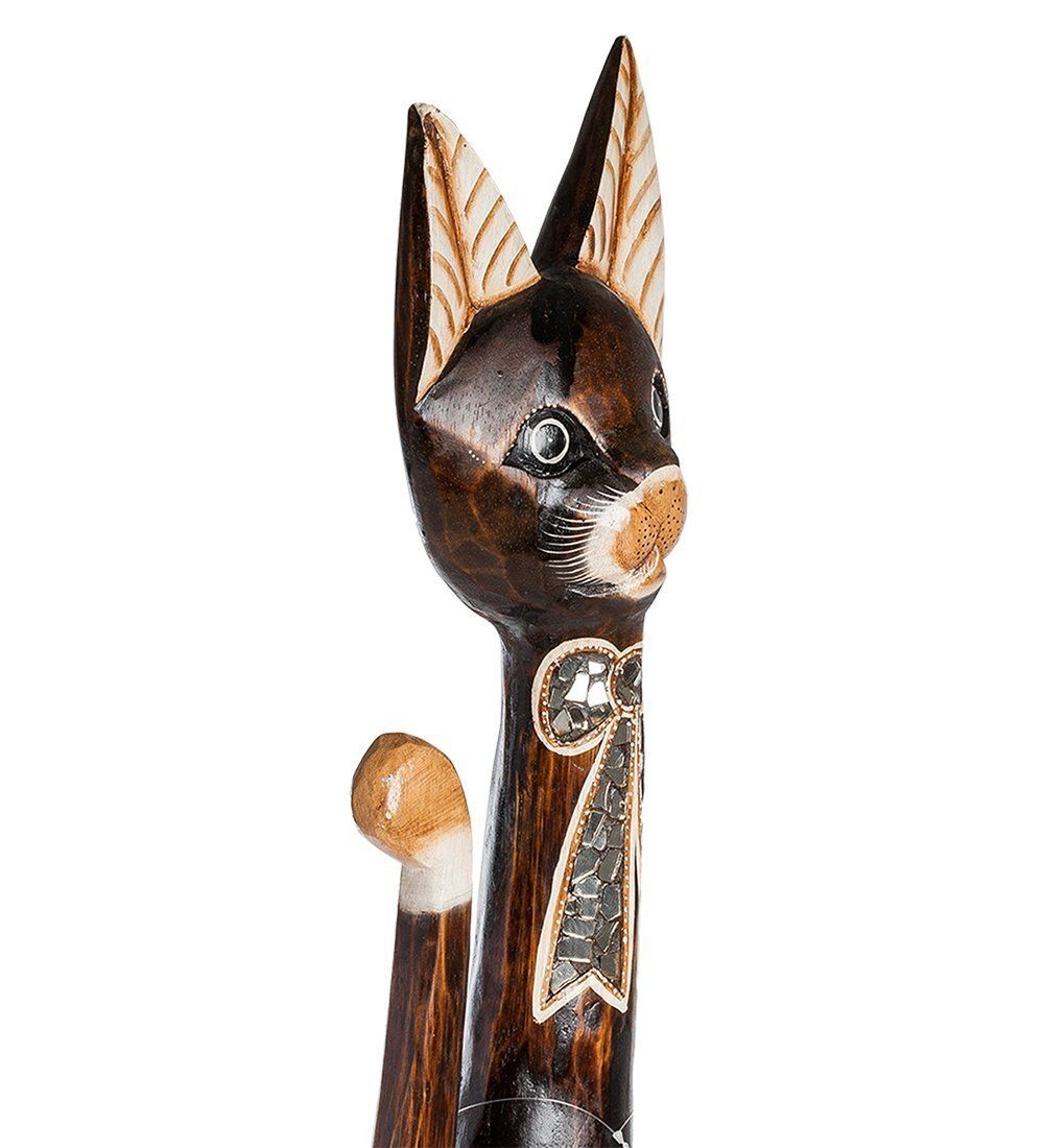 99-123 Статуэтка «Кошка» 100 см (албезия, о.Бали)