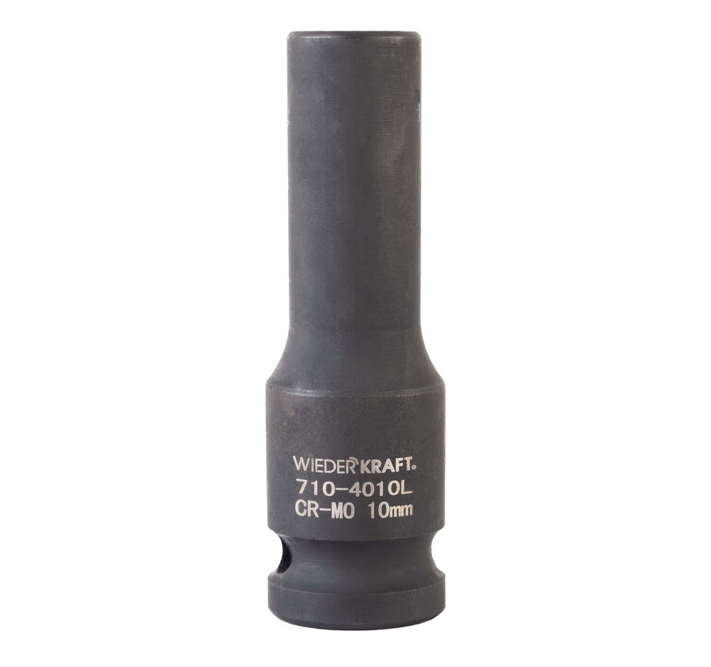 WDK-710-4010L Головка торцевая ударная глубокая 1/2", 6 граней, 10 мм