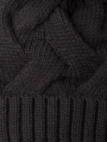 Шапка вязаная демисезонная на завязках для детей