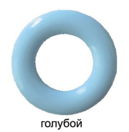 Люверсы для штор d20 и 35 мм, цвет голубой