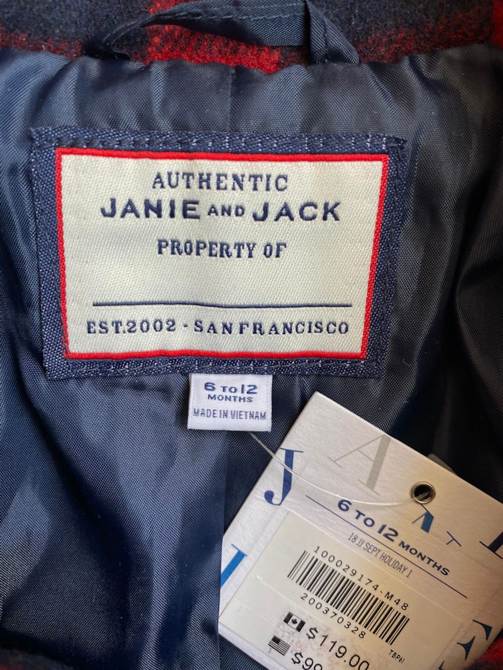 Новое пальто Janie and Jack, 80