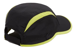 Теннисная кепка Lacoste Jockey Cap with Contrast Cutouts - black/yellow