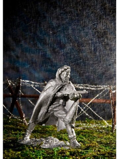 Оловянный солдатик Автоматчик РККА. Атака №2