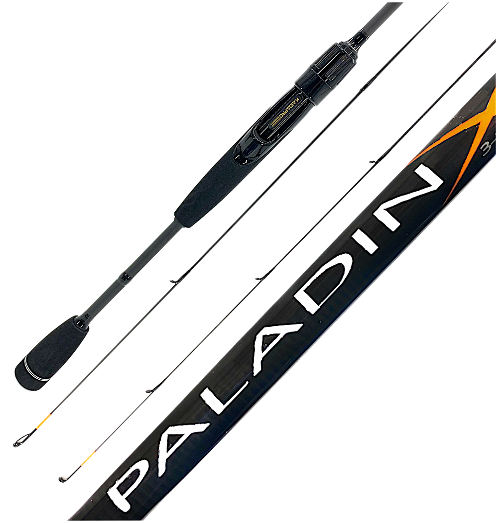 Спиннинг Kaida 841-210 Paladin 2.1м 2верш. 3-15/4-21г 2секц. вес 115г Carbon Колец 7шт  Тр.длина 1.09м Ручка неопрен Extra Fast
