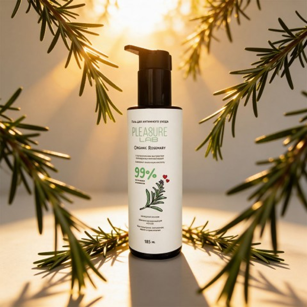 Натуральный Лубрикант Pleasure Lab Organic Rosemary 185 мл