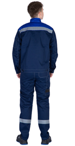 Куртка "Байкит" т.синий/васильковый