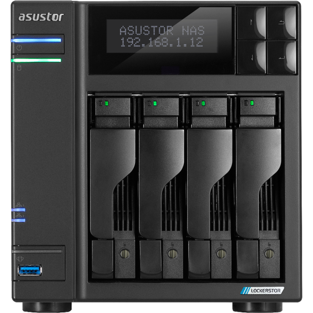 Сетевой накопитель NAS ASUAS / ASUSTOR AS6704T (90IX01N1-BW3S40)