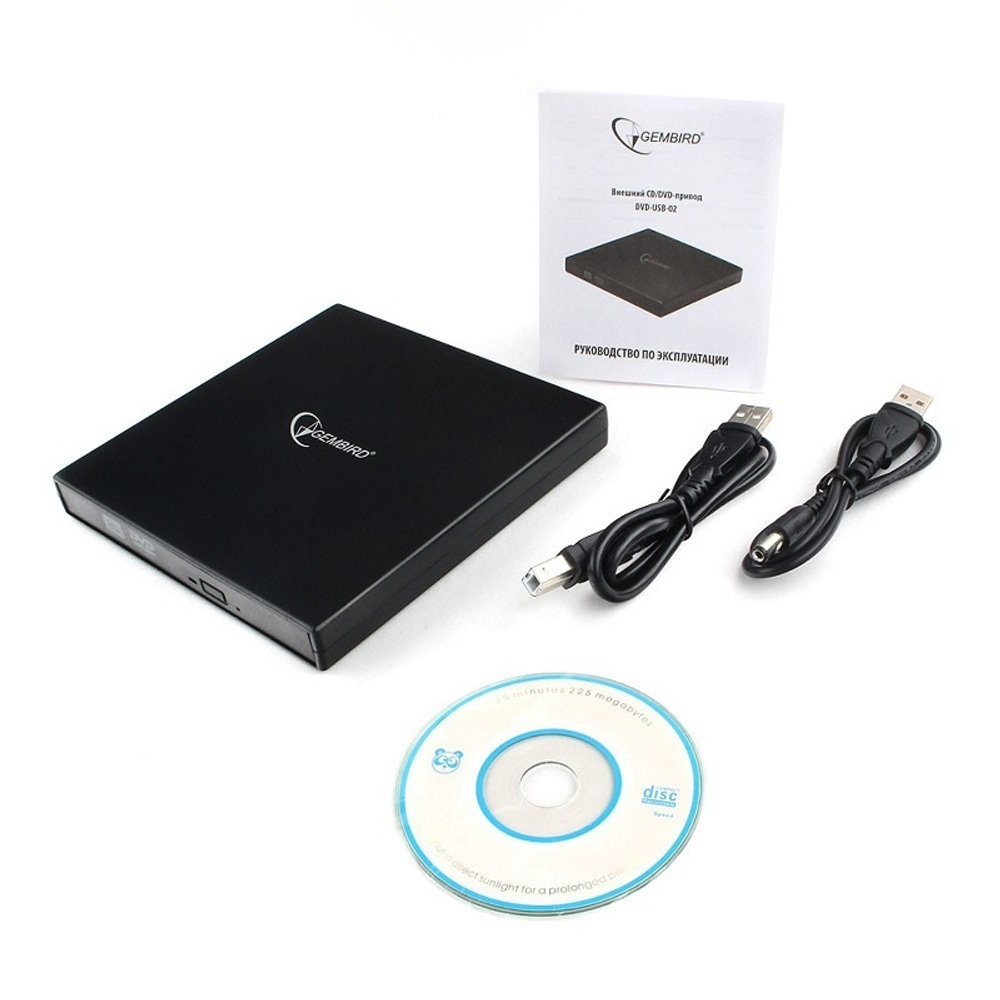 Внешний DVD-привод Gembird DVD-USB-02