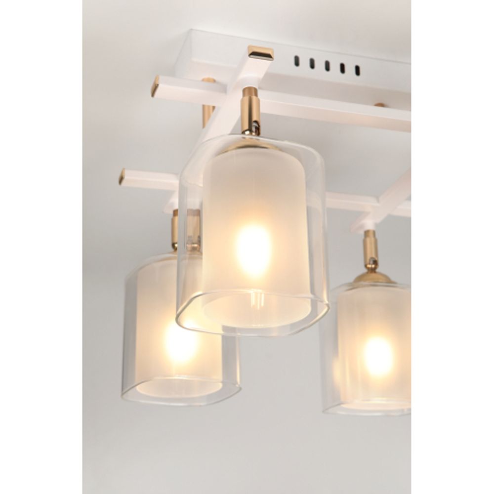 Светильник потолочный Rivoli Helga 3100-304 4 * Е27 40 Вт модерн | Модерн