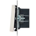 BRITE Кнопка звонка с индикацией для отелей 10А ВС10-1-9-БрЖ жемчуг IEK