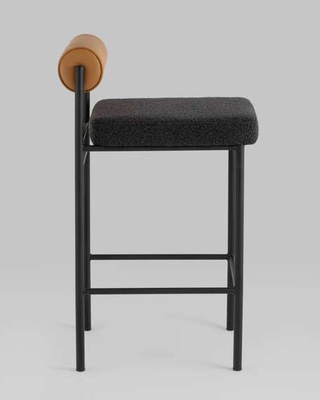 Полубарный стул Bau 65 см, темно-серый